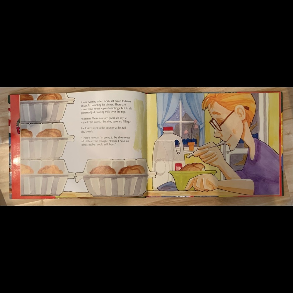 Andy & Elmers Apple Dumpling Adventure BOOK! - Picture 8 of 12